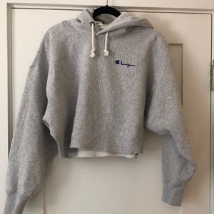 EUC Cropped Champion Hoodie